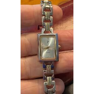 Women's 18mm Silver Tone PL Watch, Bracelet Band